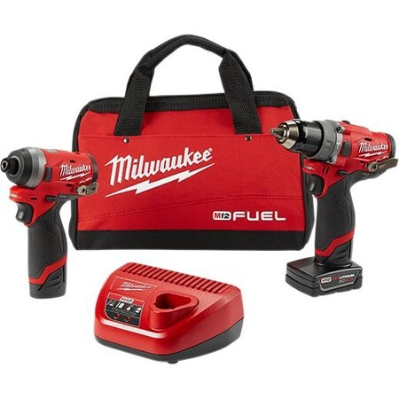 Milwaukee Tool M12 Fuel 12V Cordless 2-Tool Combo Kit ML2598-22